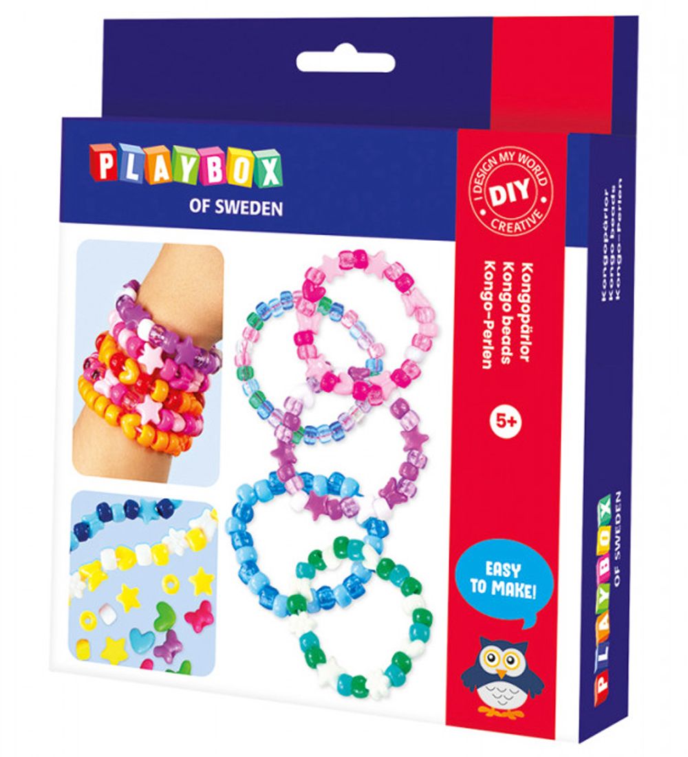 Playbox Perlenset - 400 st. - Kongo Beads - Playbox - One Size - Perlen Playbox Perlenset - 400 st. - Kongo Beads - Playbox - One Size - Perlen von Playbox