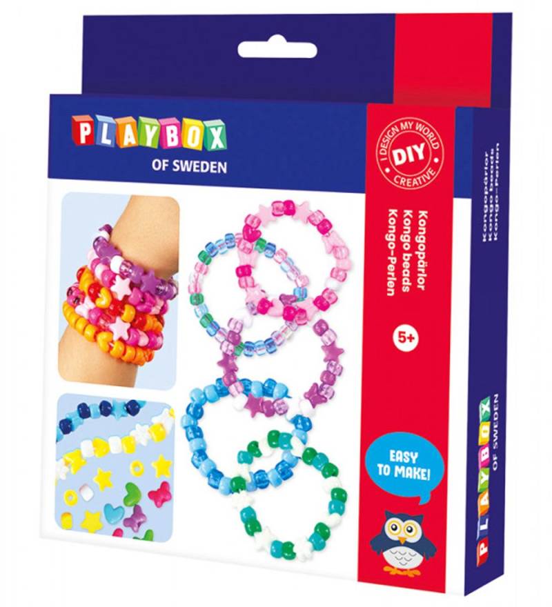 Playbox Perlenset - 400 st. - Kongo Beads - Playbox - One Size - Perlen Playbox Perlenset - 400 st. - Kongo Beads - Playbox - One Size - Perlen von Playbox