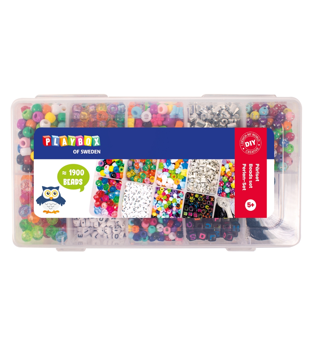 Playbox Perlenset I Aufbewahrungsbox - 1900 st. - Playbox - One Size - Perlen Playbox Perlenset I Aufbewahrungsbox - 1900 st. - Playbox - One Size - Perlen von Playbox