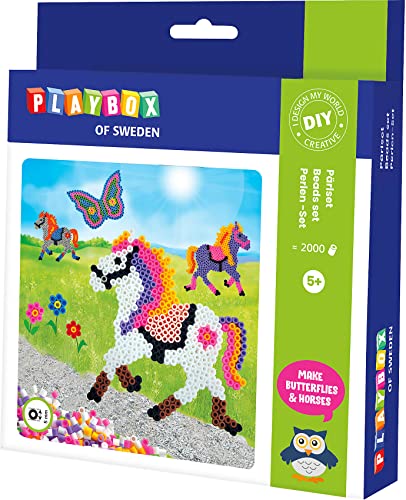 Playbox Pferd und Bead Schmetterling Set (2000) von Playbox