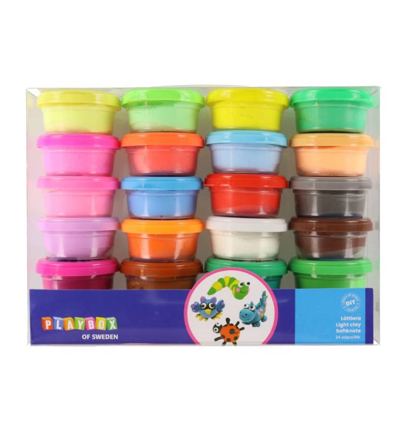 Playbox Silk Clay Knete - 24 st. - 10 Gramm - Playbox - One Size - Knete Playbox Silk Clay Knete - 24 st. - 10 Gramm - Playbox - One Size - Knete von Playbox