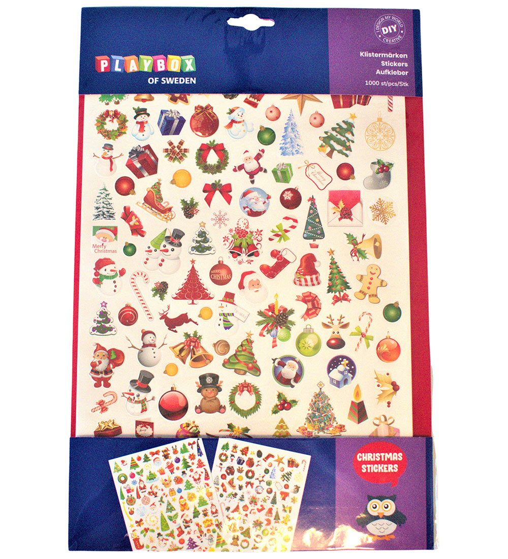 Playbox Stickers - 1000 st. - Weihnachtsaufkleber - Playbox - One Size - Sticker Playbox Stickers - 1000 st. - Weihnachtsaufkleber - Playbox - One Size - Sticker von Playbox