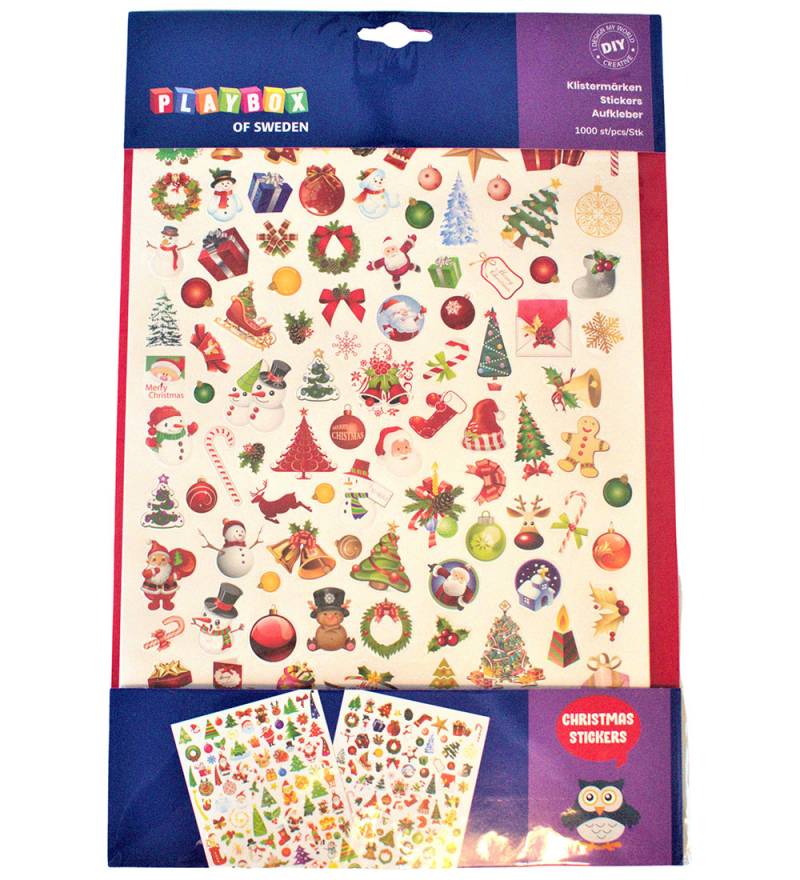 Playbox Stickers - 1000 st. - Weihnachtsaufkleber - Playbox - One Size - Sticker Playbox Stickers - 1000 st. - Weihnachtsaufkleber - Playbox - One Size - Sticker von Playbox