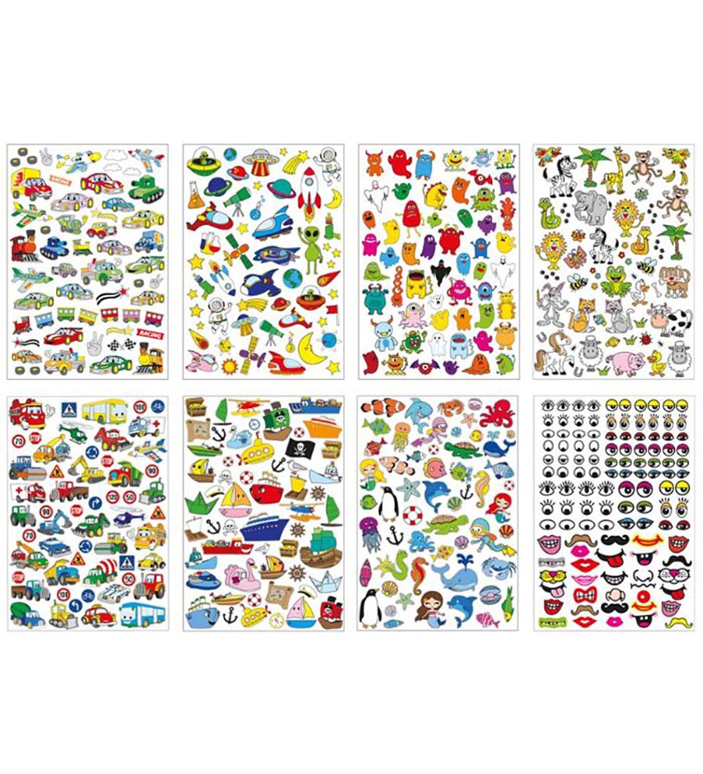 Playbox Stickers - 500 st. Fahrzeuge/Boote/Tier/m. m. - Playbox - One Size - Sticker Playbox Stickers - 500 st. Fahrzeuge/Boote/Tier/m. m. - Playbox - One Size - Sticker von Playbox
