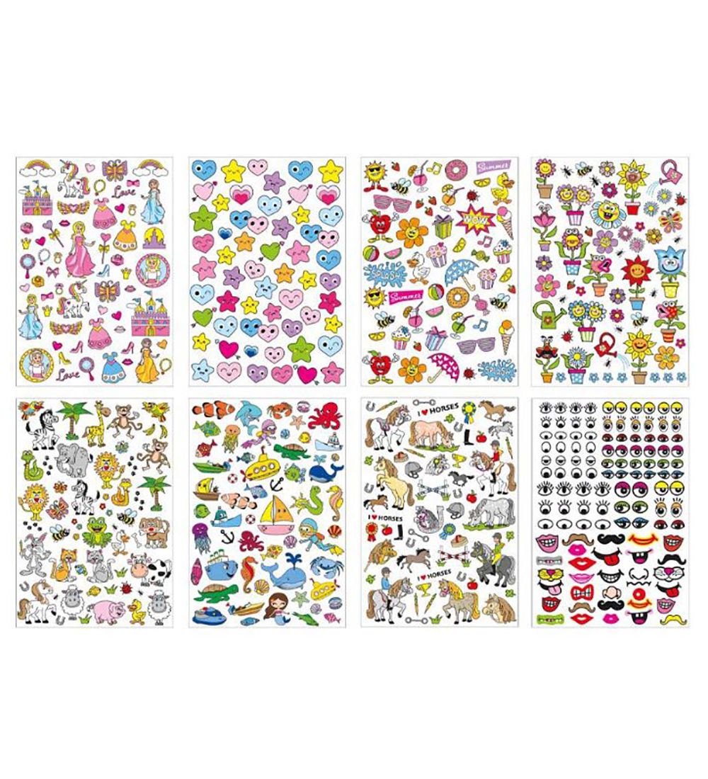 Playbox Stickers - 500 st. - Prinzessinnen/Tier/Blumen/m. m. - Playbox - One Size - Sticker Playbox Stickers - 500 st. - Prinzessinnen/Tier/Blumen/m. m. - Playbox - One Size - Sticker von Playbox