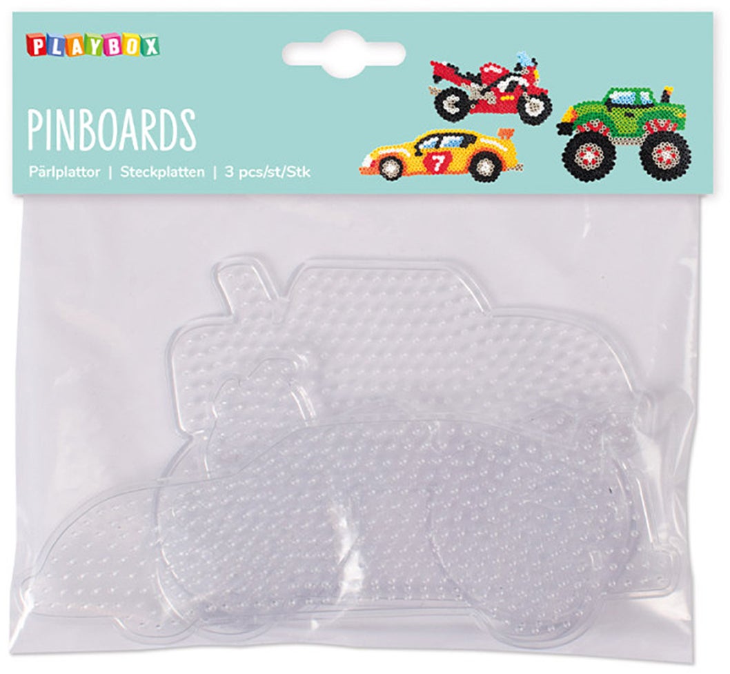 Playbox Stiftplatten Fahrzeug 3er-Pack von Playbox