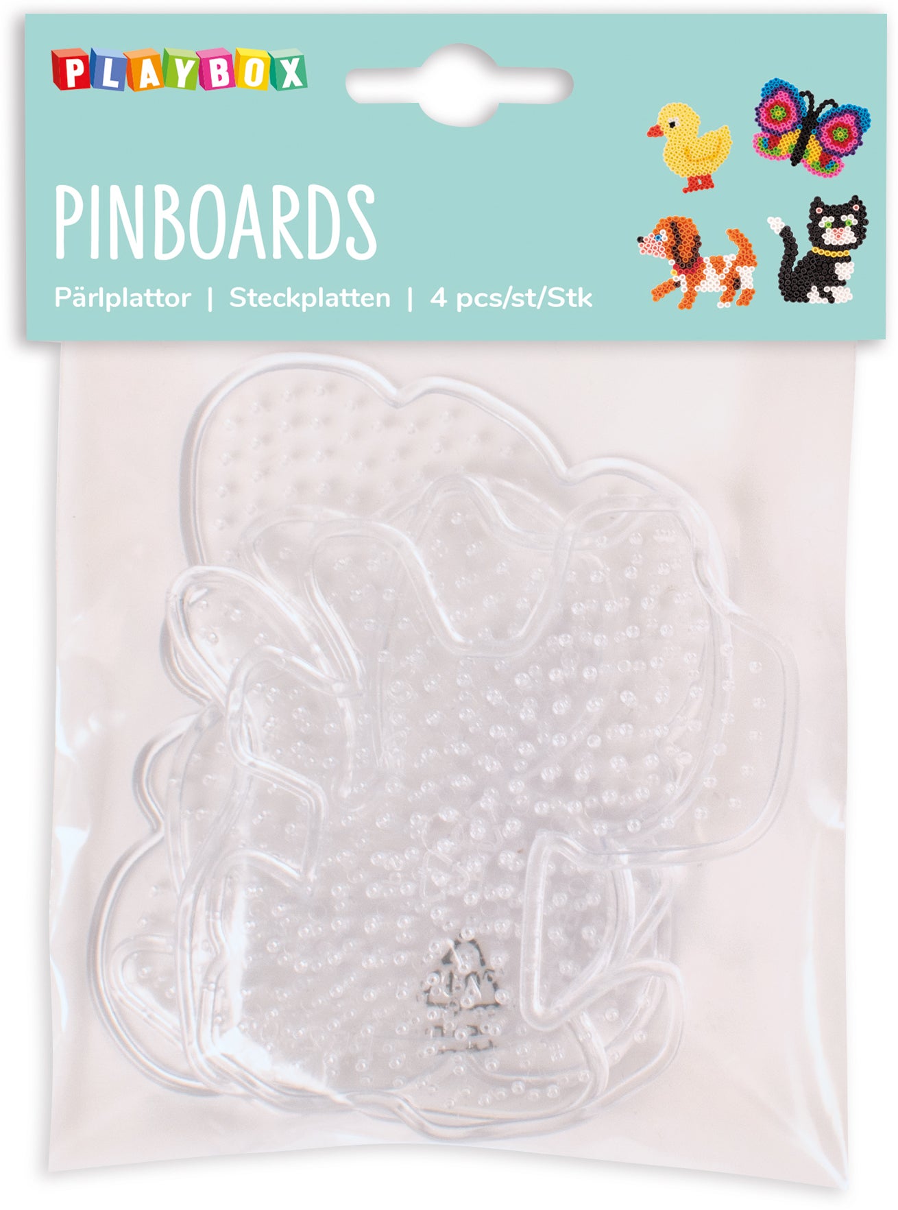 Playbox Stiftplatten Tiere 4er-Pack Playbox Stiftplatten Tiere 4er-Pack von Playbox