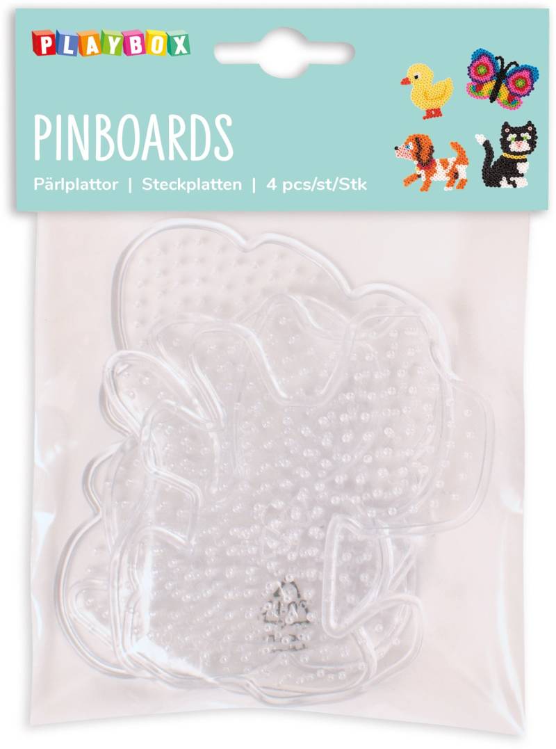 Playbox Stiftplatten Tiere 4er-Pack von Playbox