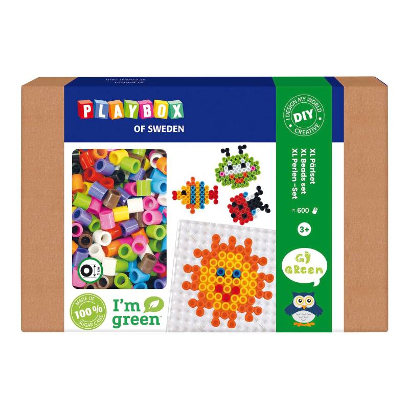 Playbox XL Bügelperlen-Set Go Green 600 Stück von Playbox