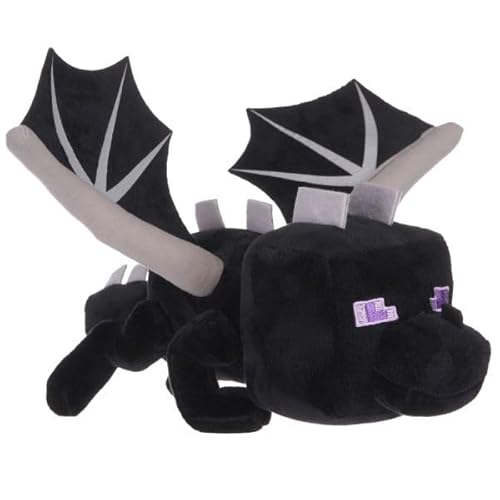 Playbyplay Schwarzer Drache, Plüschtier, weiches Spielzeug, 30 cm von Playbyplay