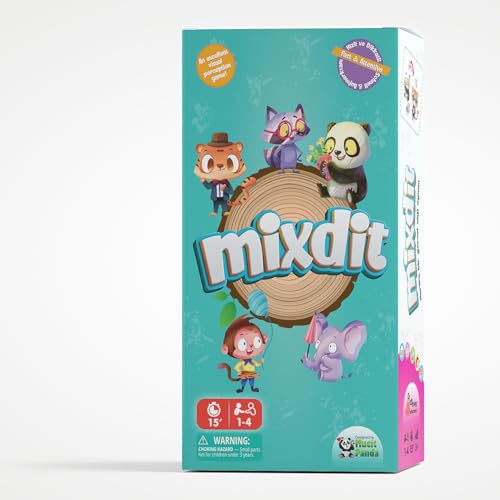 Mixdit – Das Bunte, lehrreiche Brettspiel für Kinder ab 3 Jahren: Fördert Kreativität, Konzentration & Hand-Auge-Koordination – Ideal für Familien Mixdit – Das Bunte, lehrreiche Brettspiel für Kinder ab 3 Jahren: Fördert Kreativität, Konzentration & Hand-Auge-Koordination – Ideal für Familien von Playever Wherever