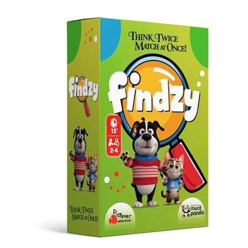 Playever Wherever Findzy – Lustiges Aufmerksamkeits-Kartenspiel für Kinder ab 4 Jahren | Lernspiel zur Förderung von Konzentration & Wahrnehmung | Familienspiel für 2-4 Spieler Playever Wherever Findzy – Lustiges Aufmerksamkeits-Kartenspiel für Kinder ab 4 Jahren | Lernspiel zur Förderung von Konzentration & Wahrnehmung | Familienspiel für 2-4 Spieler von Playever Wherever