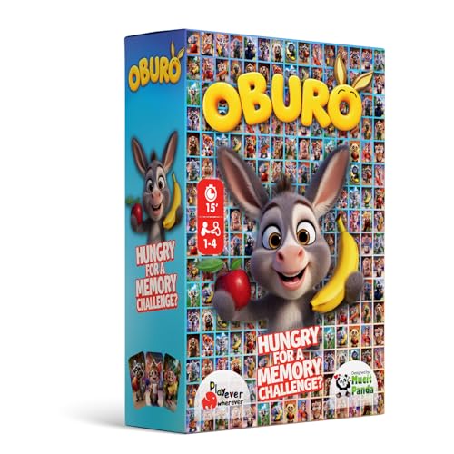 Playever Wherever Oburo – Lustiges Memory-Kartenspiel für Kinder ab 3 Jahren | Lernspiel zur Förderung von Konzentration & Gedächtnis | Familienspiel für 1–4 Spieler Playever Wherever Oburo – Lustiges Memory-Kartenspiel für Kinder ab 3 Jahren | Lernspiel zur Förderung von Konzentration & Gedächtnis | Familienspiel für 1–4 Spieler von Playever Wherever