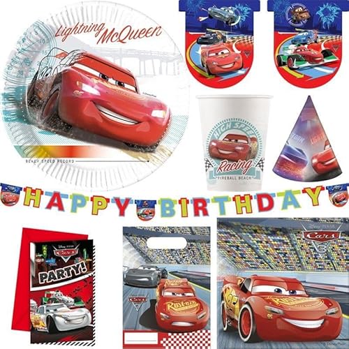 Geburtstag Deko Set Cars Kindergeburtstag Party Deko Set Lightning McQueen Geburtstag Deko Set Cars Kindergeburtstag Party Deko Set Lightning McQueen von Playflip