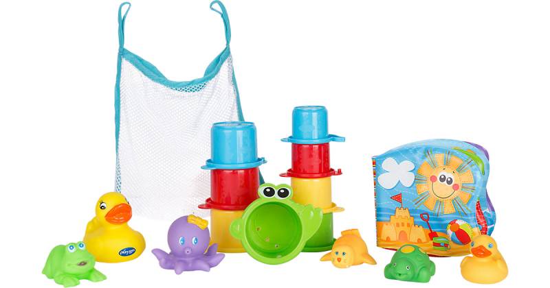 Bade Geschenkset mehrfarbig von Playgro