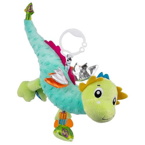 Playgro Sensory Friend, Drache Dusty - Babyspielzeug - Motorik - Babysensorik - Babyrassel - Babymotorik - Kinderspielzeug - farbig Playgro Sensory Friend, Drache Dusty - Babyspielzeug - Motorik - Babysensorik - Babyrassel - Babymotorik - Kinderspielzeug - farbig von Playgro