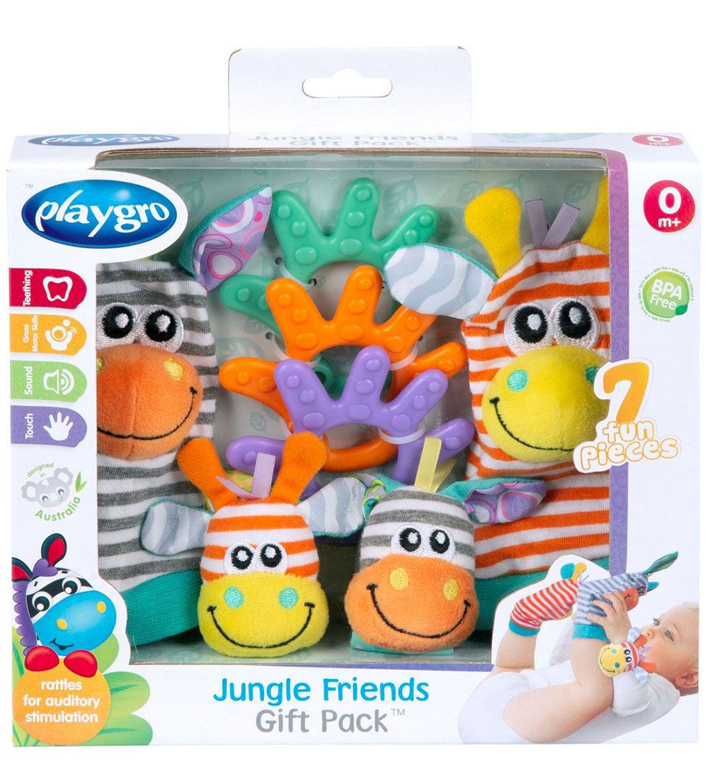 Playgro Geschenkset - Jungle Friends - 7 Teile - Playgro - One Size - Rasseln Playgro Geschenkset - Jungle Friends - 7 Teile - Playgro - One Size - Rasseln von Playgro
