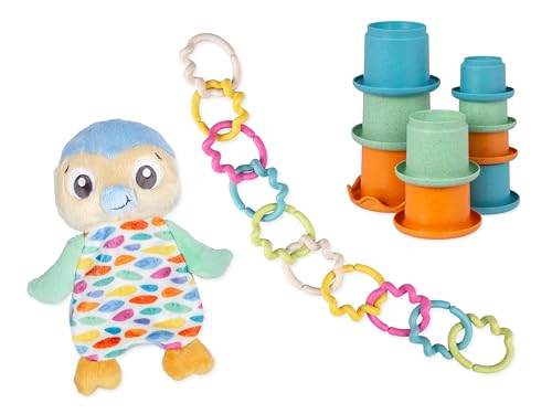 Playgro Plüsch Kuscheltier Stofftier Geschenk Set ECO Pinguin - Babykuscheltier - Kuscheltier - Babyspielzeug - Babystofftier - Stofftier - Geschenk - Babygeschenk - Motiv Pinguin Playgro Plüsch Kuscheltier Stofftier Geschenk Set ECO Pinguin - Babykuscheltier - Kuscheltier - Babyspielzeug - Babystofftier - Stofftier - Geschenk - Babygeschenk - Motiv Pinguin von Playgro