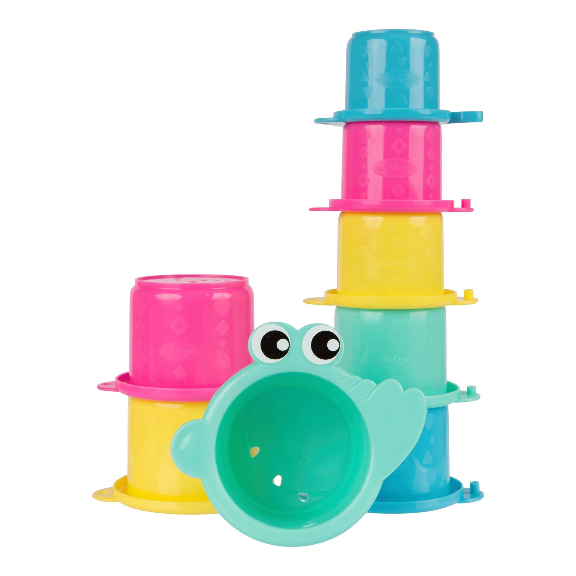 Playgro Stapelbecher Krokodil pastell Playgro Stapelbecher Krokodil pastell von Playgro