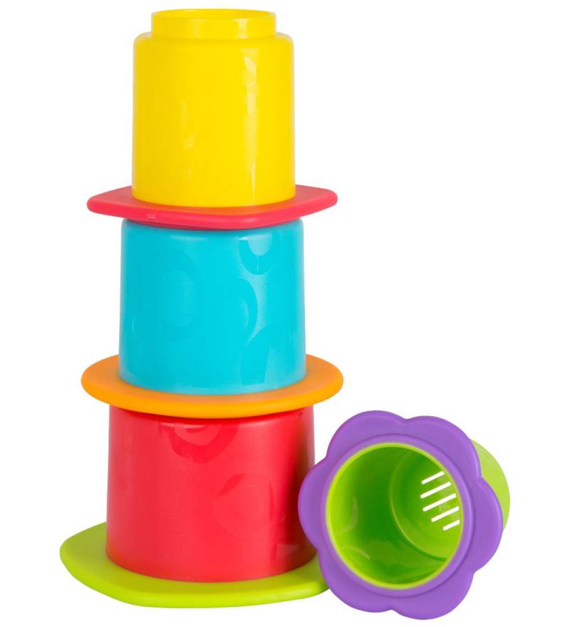 Playgro Stapelbecher m. Beißkante - 4 st. - Playgro - One Size - Bauklötze Playgro Stapelbecher m. Beißkante - 4 st. - Playgro - One Size - Bauklötze von Playgro