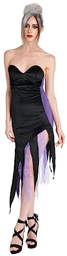 Playhaus Costumes Ursula Kostüm - Ursula Kostüm für Damen Cosplay Halloween Kostüm Octopus Bösewicht Outfit Einteiliges Kleid, Schwarz/Violett, M von Playhaus Costumes