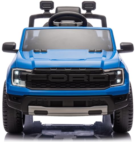 Playhouse Ford Ranger 90W, schwarz Leder, Kinderauto Kinderfahrzeug Kinder Elektroauto (blau) von Playhouse