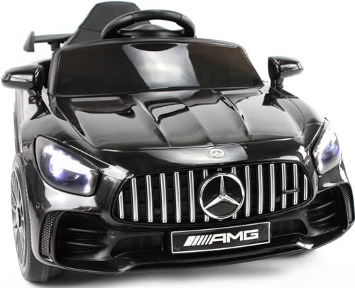 Playhouse Kinder Elektroauto Mercedes GTR, Eva Räder, Kinderauto Kinderfahrzeug (1.Schwarz) von Playhouse