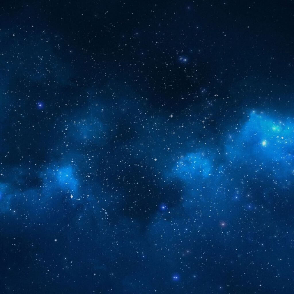'Blue Nebula 36 Zoll x 36 Zoll' von Playmats.eu