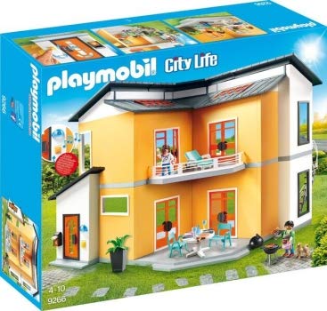 PLAYMOBIL®-Modernes Wohnhaus-Set (Art.-Nr. 9266; 9268; 9269; 9271; 70988; 70989) von Playmo