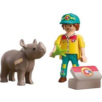 PLAYMOBIL 72025 DuoPack Tierpfleger mit Nashorn von Playmobil - Geobra Brandstätter