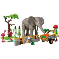 PLAYMOBIL 72068 Elefant mit Tierpfleger von Playmobil - Geobra Brandstätter