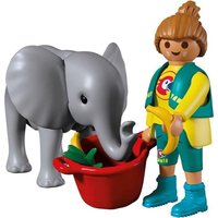 PLAYMOBIL 72092 Zoo: Elefantenbaby und Pflegerin PLAYMOBIL 72092 Zoo: Elefantenbaby und Pflegerin von Playmobil - Geobra Brandstätter