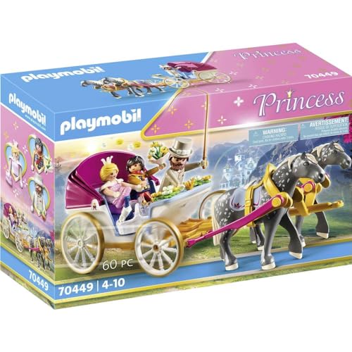 PLAYMOBIL Princess 70449 Romantische Pferdekutsche, Ab 4 Jahren von PLAYMOBIL