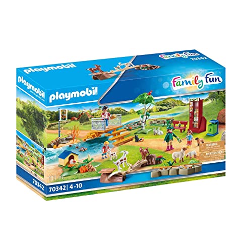 PLAYMOBIL Family Fun 70342 Erlebnis-Streichelzoo, Ab 4 Jahren von PLAYMOBIL