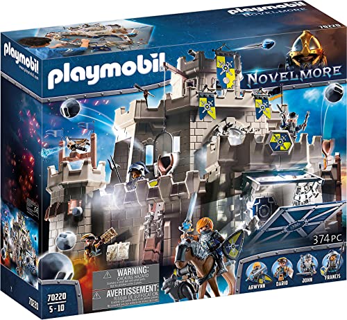 PLAYMOBIL Novelmore 70220 Große Burg von Novelmore, mit raffiniertem Burgtor, integriertem Katapult, Balliste, Aufzug und Steinabwurf, Ab 8 Jahren PLAYMOBIL Novelmore 70220 Große Burg von Novelmore, mit raffiniertem Burgtor, integriertem Katapult, Balliste, Aufzug und Steinabwurf, Ab 8 Jahren von PLAYMOBIL