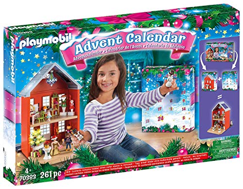 PLAYMOBIL Großer Adventskalender 70383 Weihnachten im Stadthaus, Inklusive Haus, Für Kinder ab 4 Jahren von PLAYMOBIL