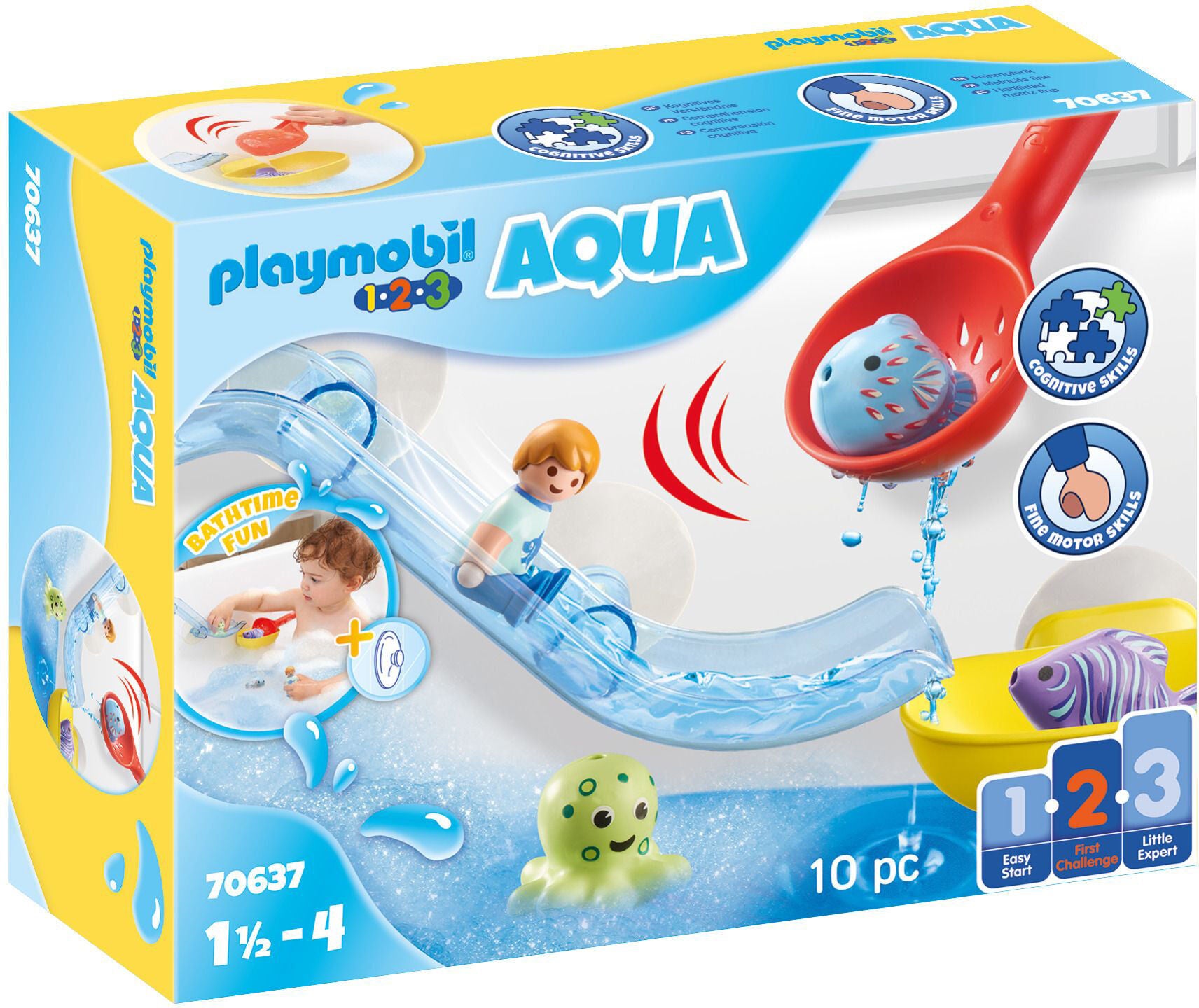 Playmobil 70637 1.2.3 Aqua Baukasten Fangspaß mit Meerestierchen von Playmobil