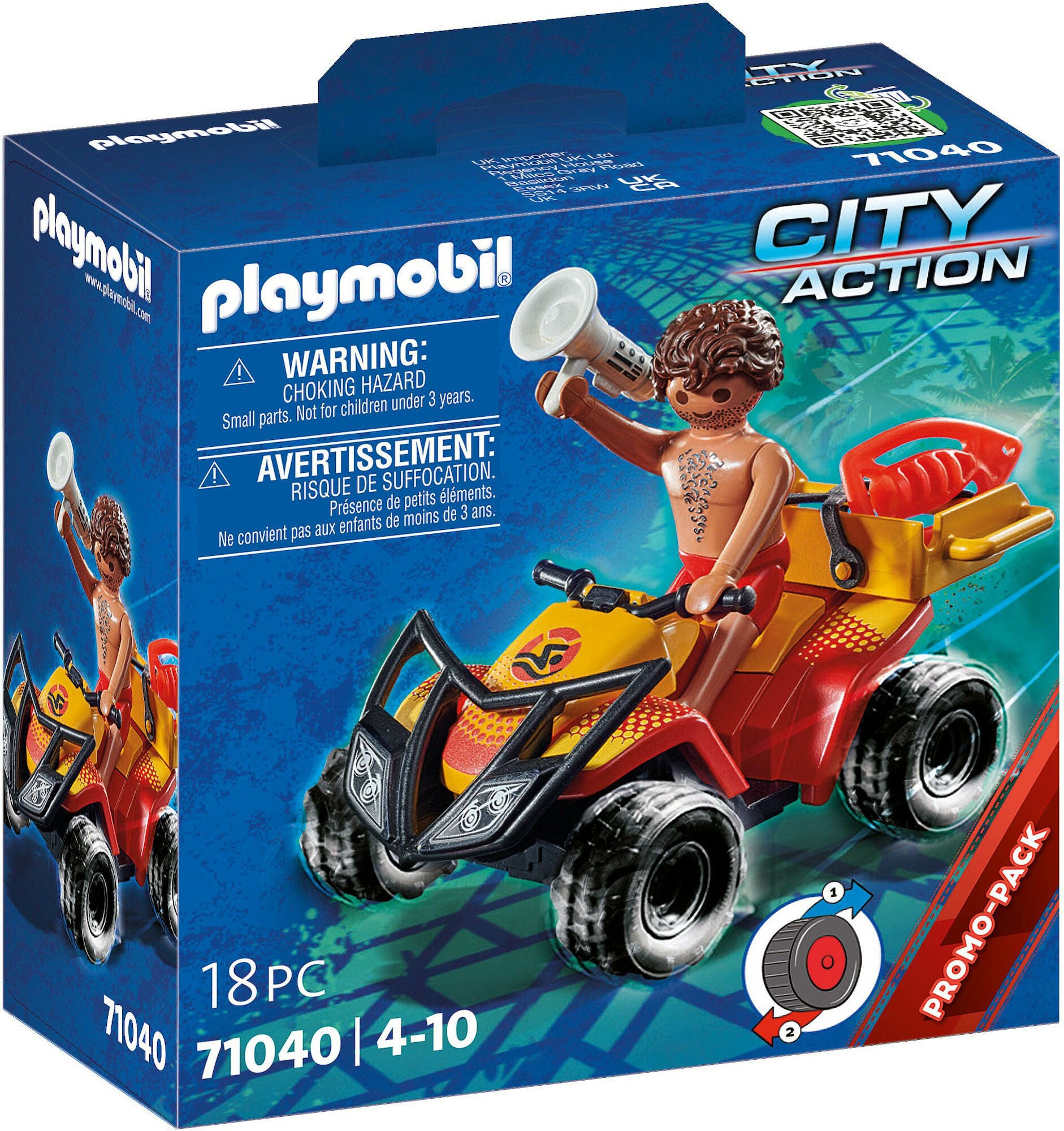 Playmobil 71040 City Action Rettungsschwimmer-Quad Baukasten von Playmobil