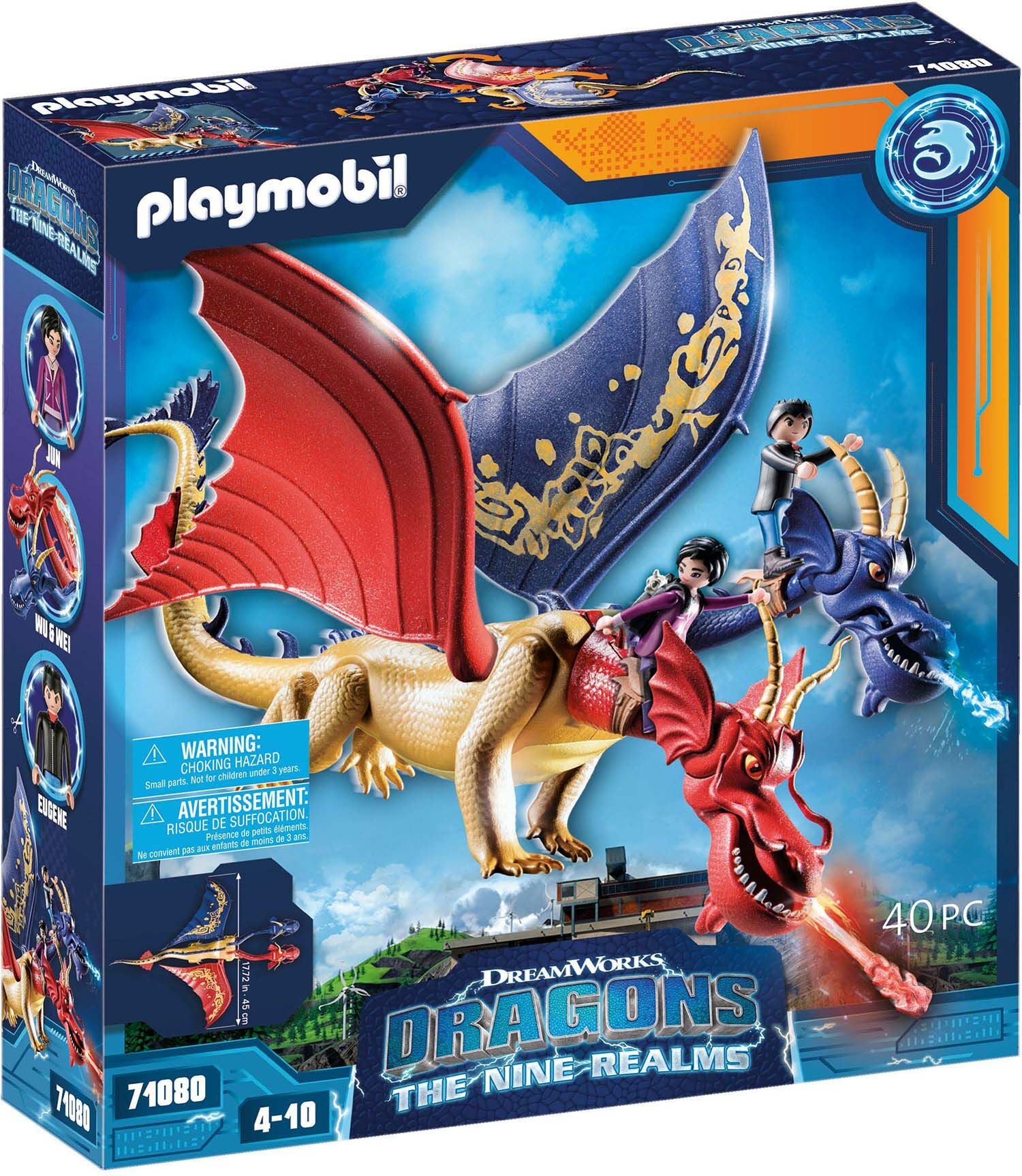 Playmobil 71080 Spielset Dragons: The Nine Realms - Wu &  Wei mit Jun von Playmobil