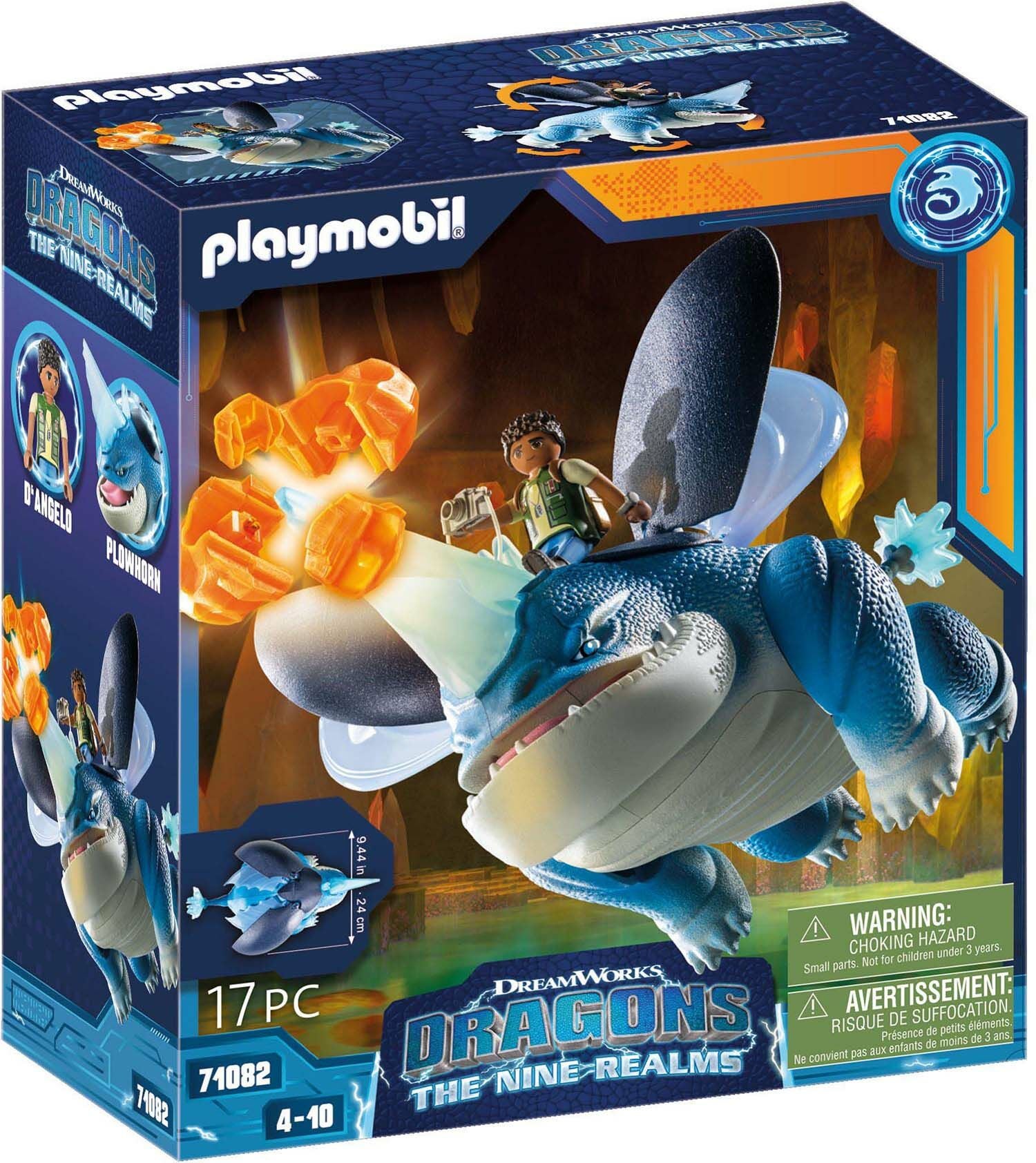Playmobil 71082 Spielset Dragons: The Nine Realms - Plowhorn &  D'Angelo von Playmobil