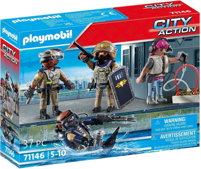 Playmobil 71146 City Action Baukasten SWAT-Figurenset von Playmobil