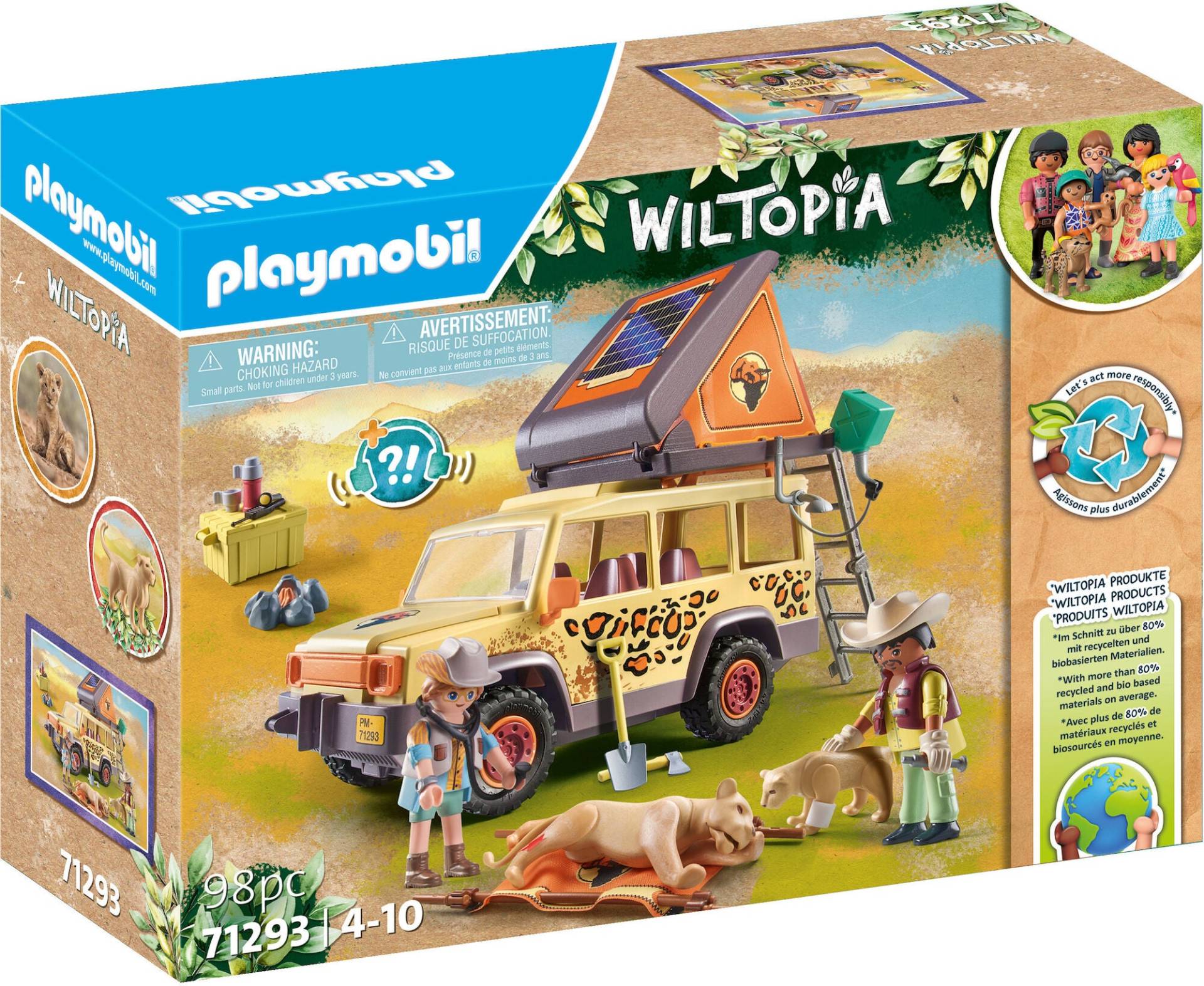 Playmobil 71293 Wiltopia Baukasten Mit dem Geländewagen bei den Löwen Playmobil 71293 Wiltopia Baukasten Mit dem Geländewagen bei den Löwen von Playmobil