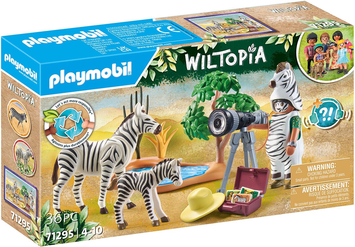 Playmobil 71295 Wiltopia Baukasten Unterwegs mit der Tierfotografin von Playmobil