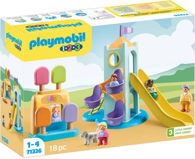 Playmobil 71326 1.2.3 Baukasten Erlebnisturm mit Eisstand von Playmobil
