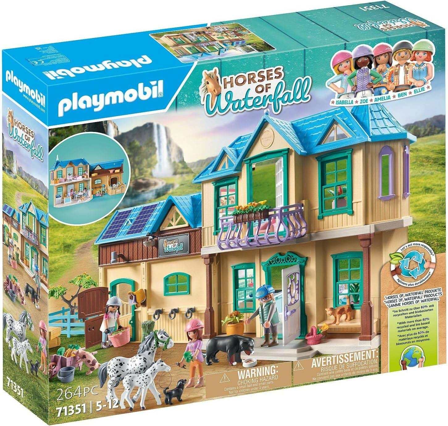 Playmobil 71351 Horses of Waterfall Baukasten Waterfall Ranch von Playmobil