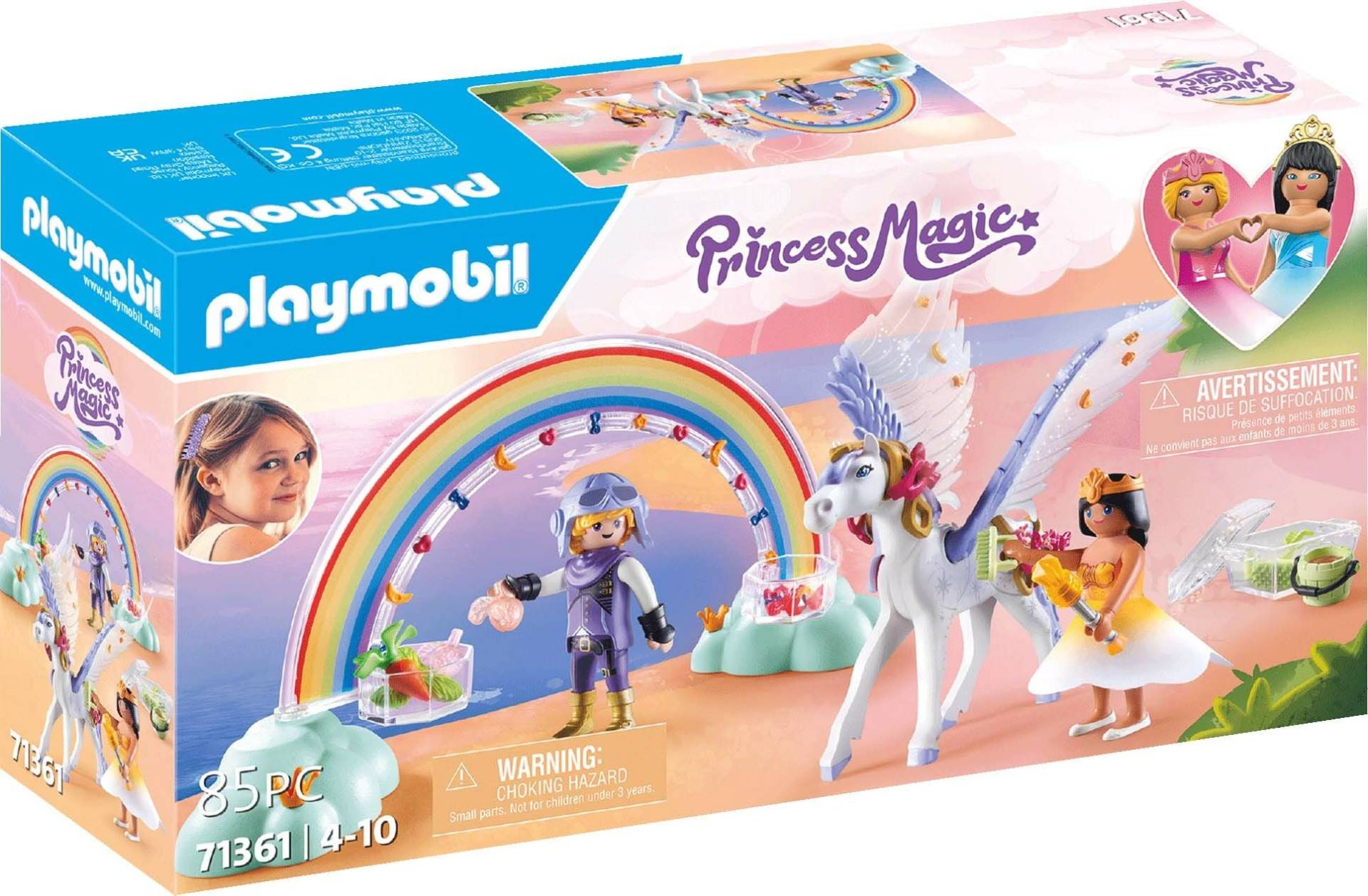 Playmobil 71361 Princess Magic Baukasten Himmlischer Pegasus mit Regenbogen von Playmobil