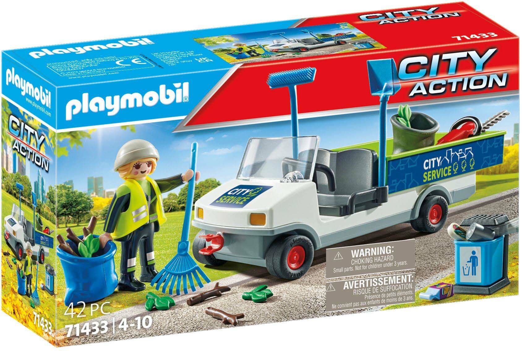Playmobil 71433 City Life Stadtreinigung mit E-Fahrzeug von Playmobil
