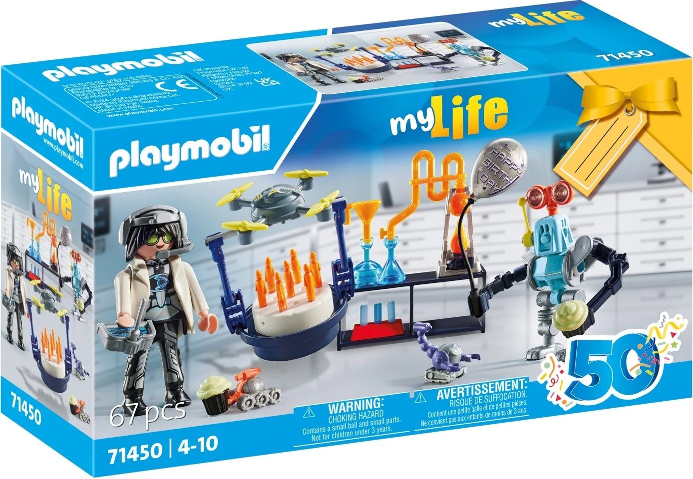 Playmobil 71450 My Life Baukasten Forscher mit Robotern von Playmobil