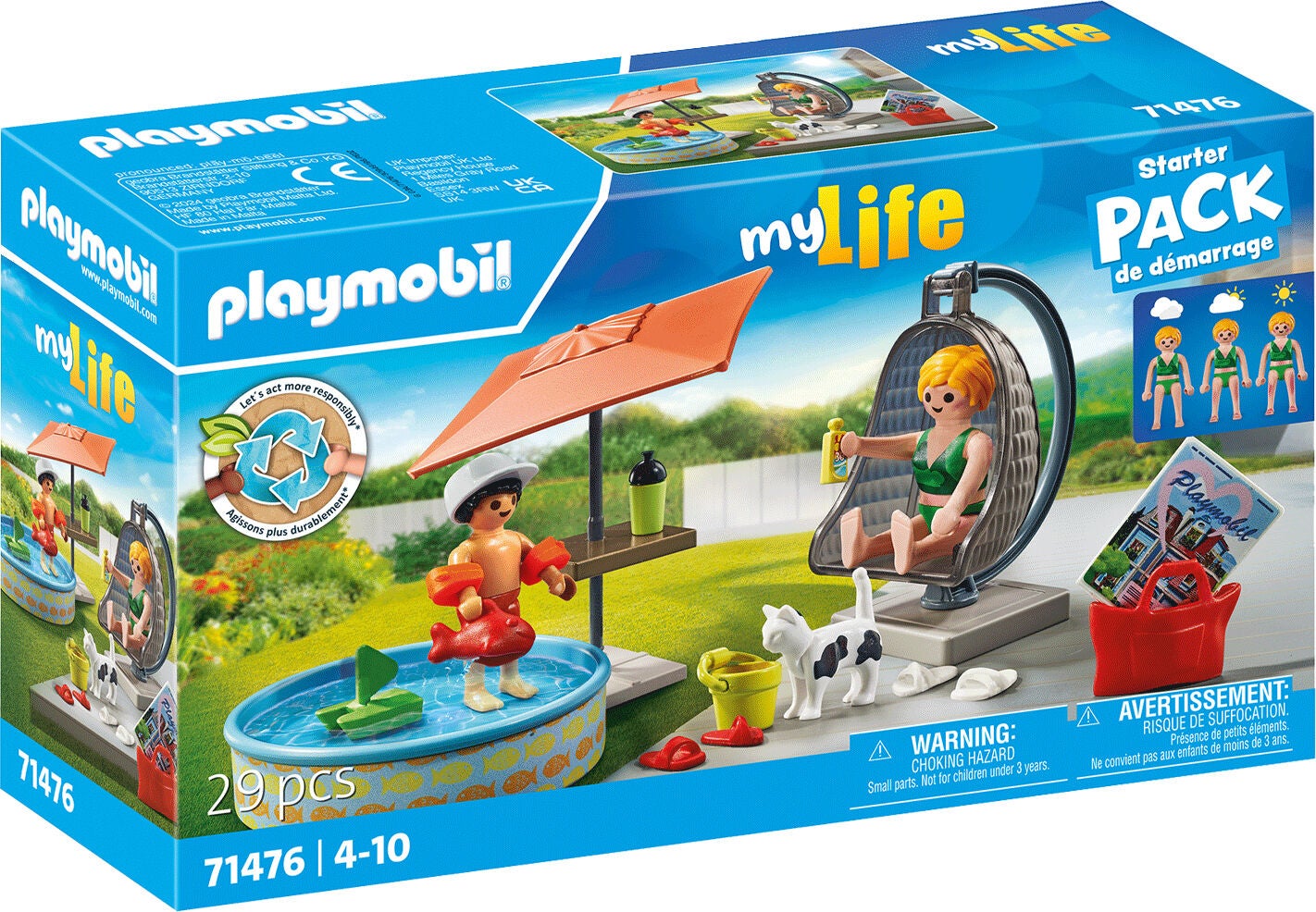Playmobil 71476 My Life Starter Pack Baukasten Planschspaß zu Hause Playmobil 71476 My Life Starter Pack Baukasten Planschspaß zu Hause von Playmobil