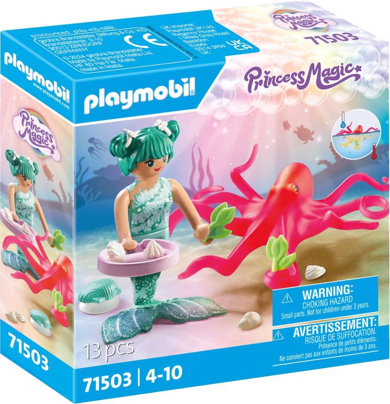 Playmobil 71503 Princess Magic Baukasten Meerjungfrau mit Farbwechselkrake von Playmobil